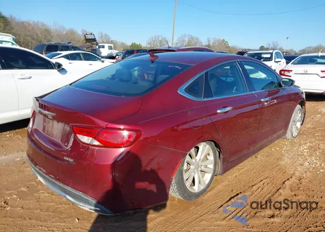 2016 Chrysler 200 Limited from USA, damaged, VIN 1C3CCCAB2GN156502